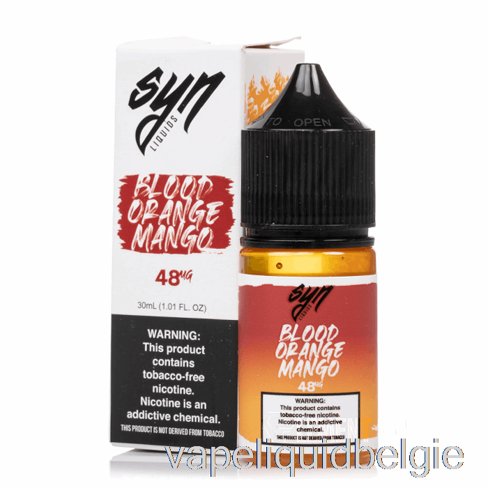 Vape België Bloedsinaasappel Mango - Synzouten - 30ml 48mg